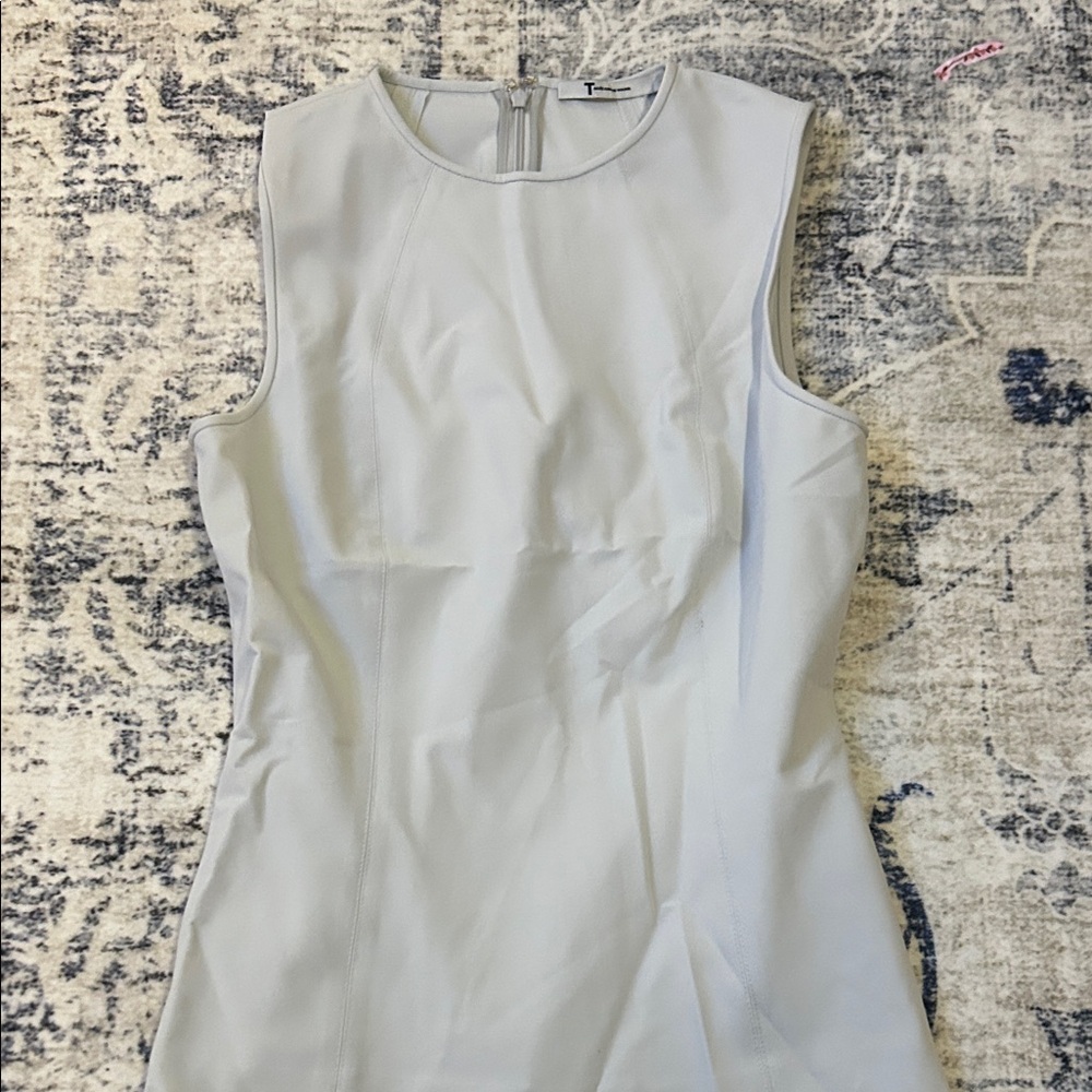 T by Alexander Wang Light Gray Sleeveless Blouse